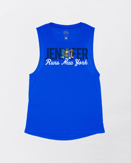 Royal Blue Flowy Tank / XS