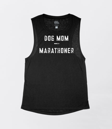 Dog Mom Marathoner or Half Marathoner Flowy Tank