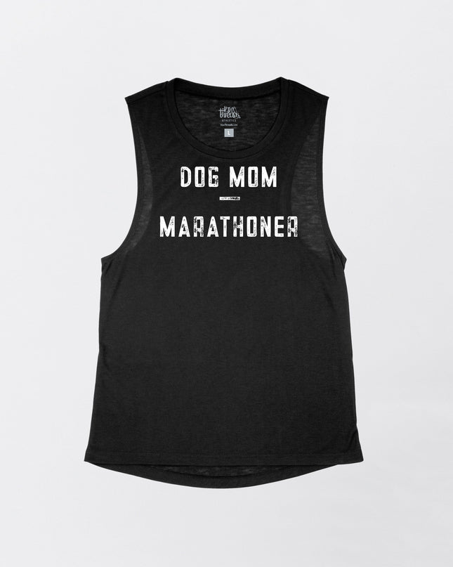 Dog Mom Marathoner or Half Marathoner Flowy Tank