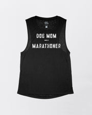 Dog Mom Marathoner or Half Marathoner Flowy Tank