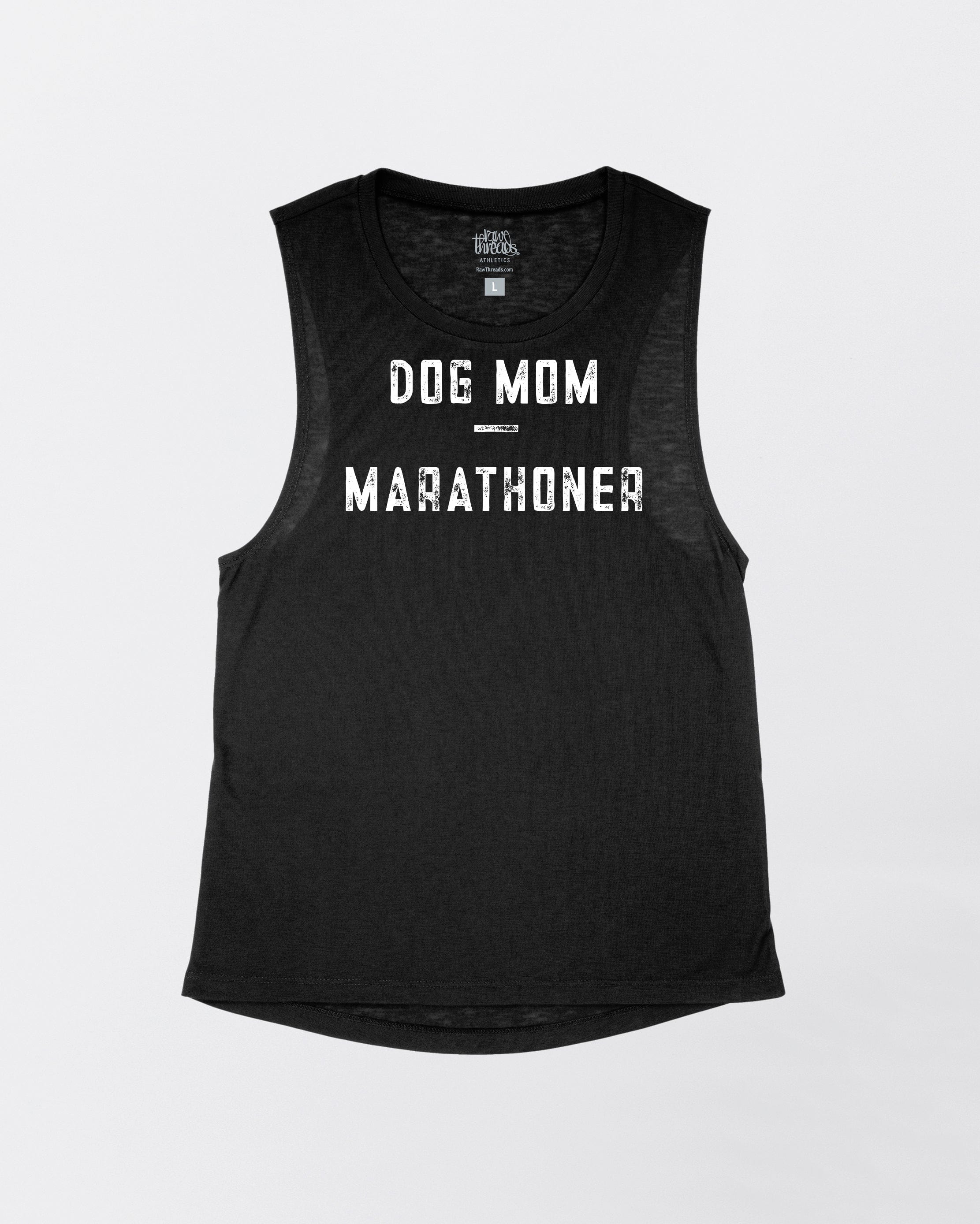 Dog Mom Marathoner or Half Marathoner Flowy Tank