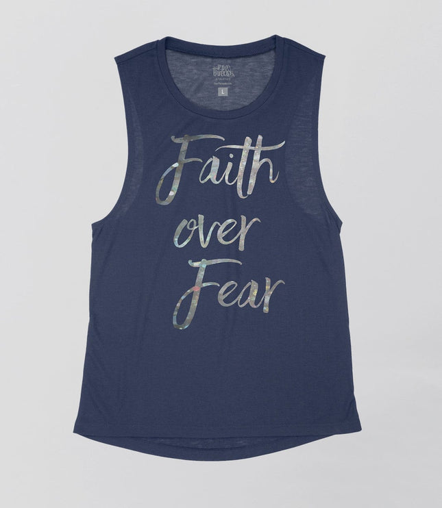 Faith Over Fear Flowy Tank