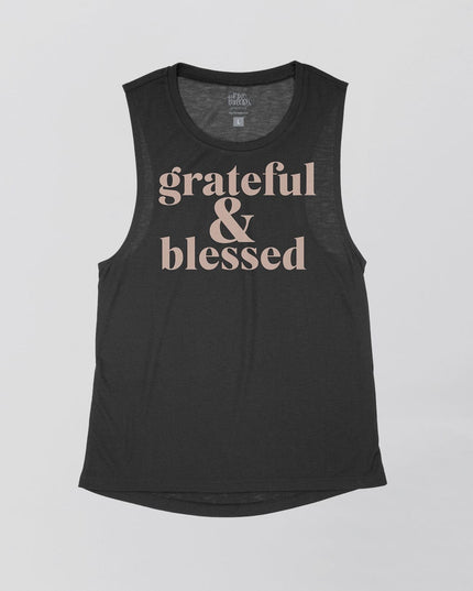 Grateful and Blessed Flowy Tank