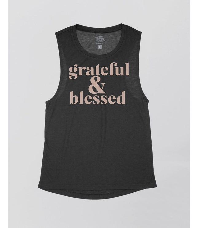 Grateful and Blessed Flowy Tank