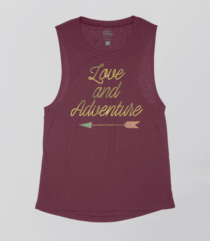 Love and Adventure Flowy Tank