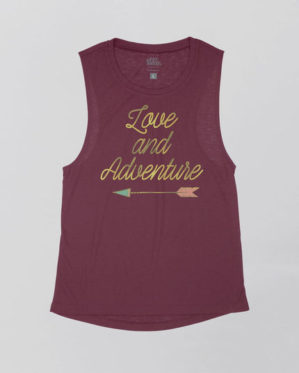 Love and Adventure Flowy Tank