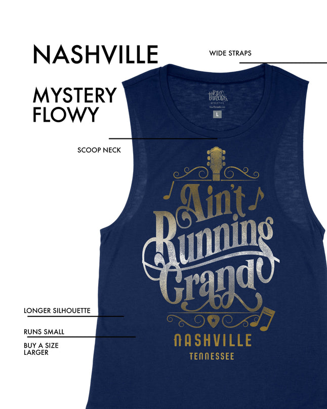 Mystery NASHVILLE Design Flowy Tank