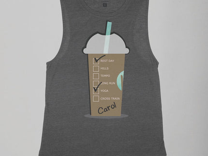 Personalized Giant Cold Coffee Cup (Distances)