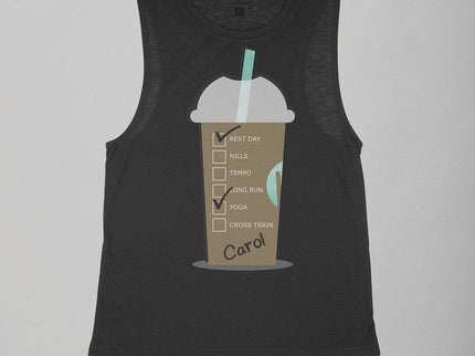 Personalized Giant Cold Coffee Cup (Distances)