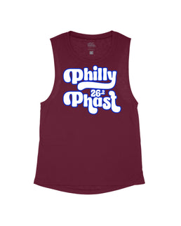 Maroon Flowy Tank