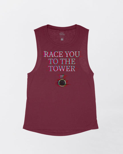 Race You To The Tower Flowy Tank