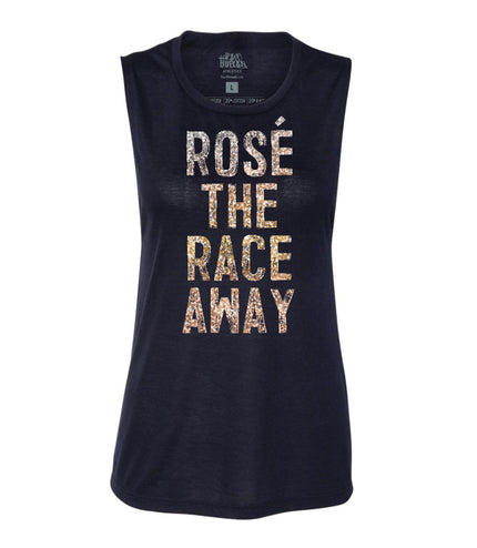 Rosé The Race Away Flowy Tank