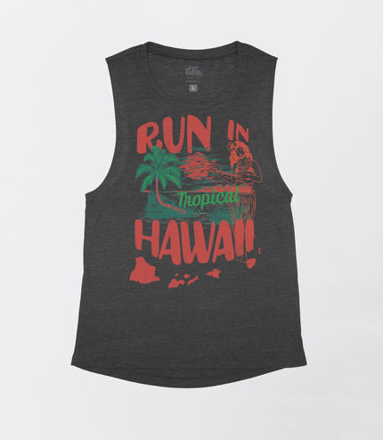 Run in Tropical HAWAII Flowy Tank