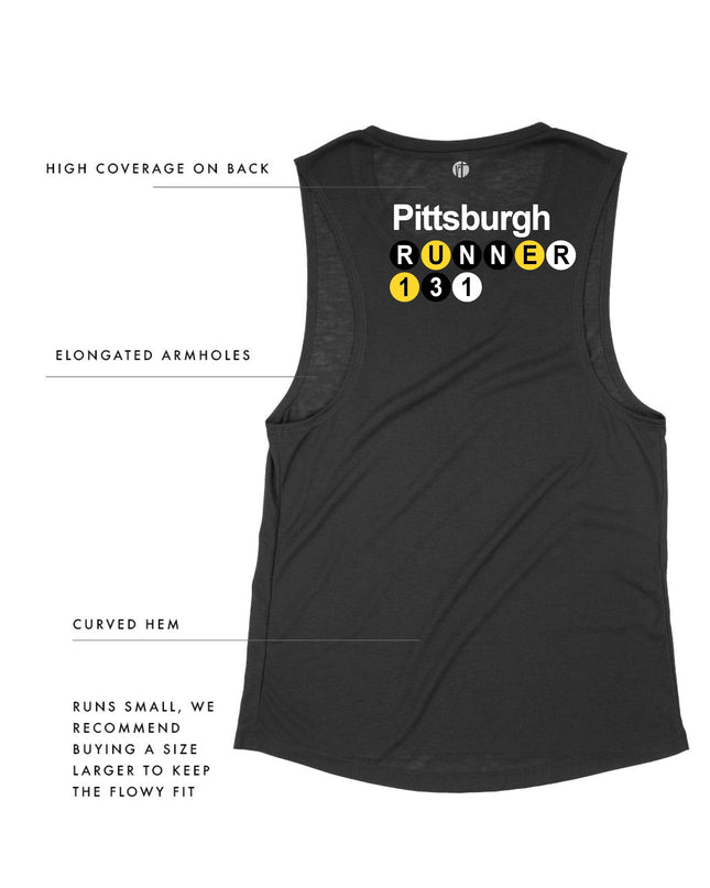 Run Pittsburgh Flowy Tank