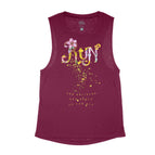 Maroon Flowy Tank