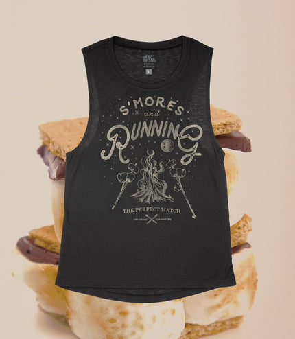 S'mores and Running Flowy Tank