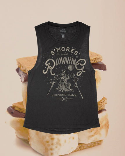 S'mores and Running Flowy Tank