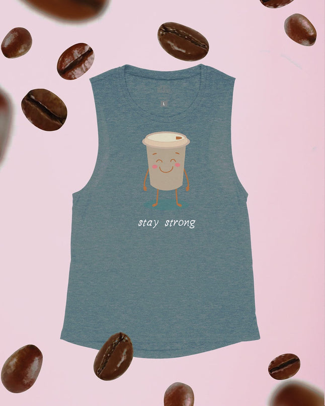 Stay Strong COFFEE Flowy Tank