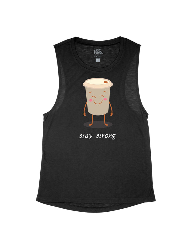 Stay Strong COFFEE Flowy Tank