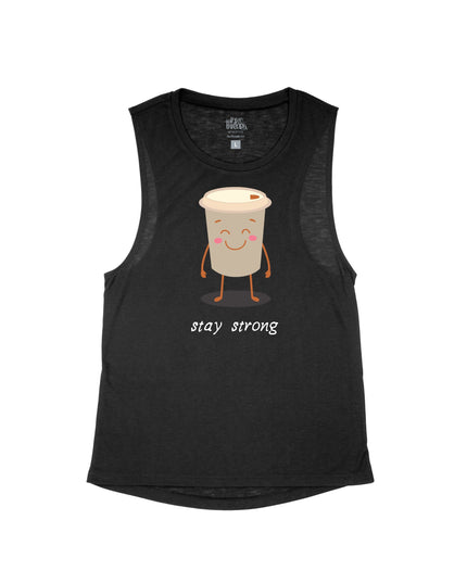 Stay Strong COFFEE Flowy Tank