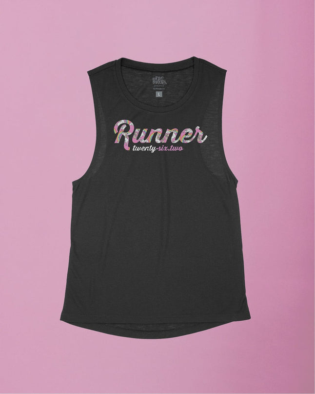 Unicorn Runner Flowy Tank (customize your distance)