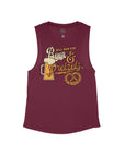 Maroon Flowy Tank