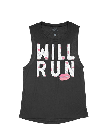 Will run for Pink Macarons Flowy Tank