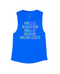 Royal Blue Flowy Tank