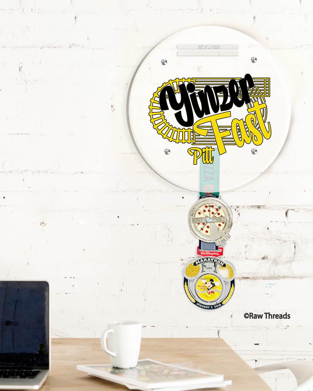 Yinzer Fast Circular Medal Display