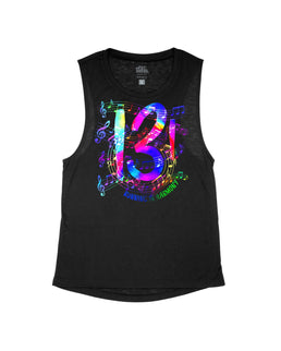 Black Flowy Tank / XS