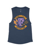 Antique Midnight Flowy Tank