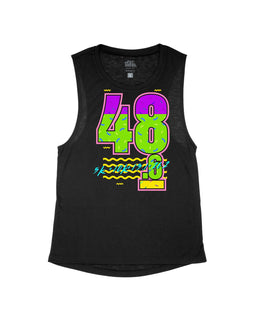 Black Flowy Tank / XS