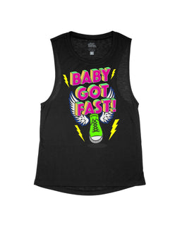 Black Flowy Tank / XS