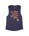 Midnight Flowy Tank