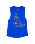 Royal Blue Flowy Tank