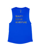 Royal Blue Flowy Tank