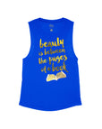 Royal Blue Flowy Tank