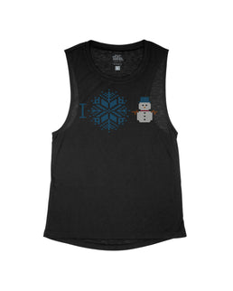 Black Flowy Tank / XS