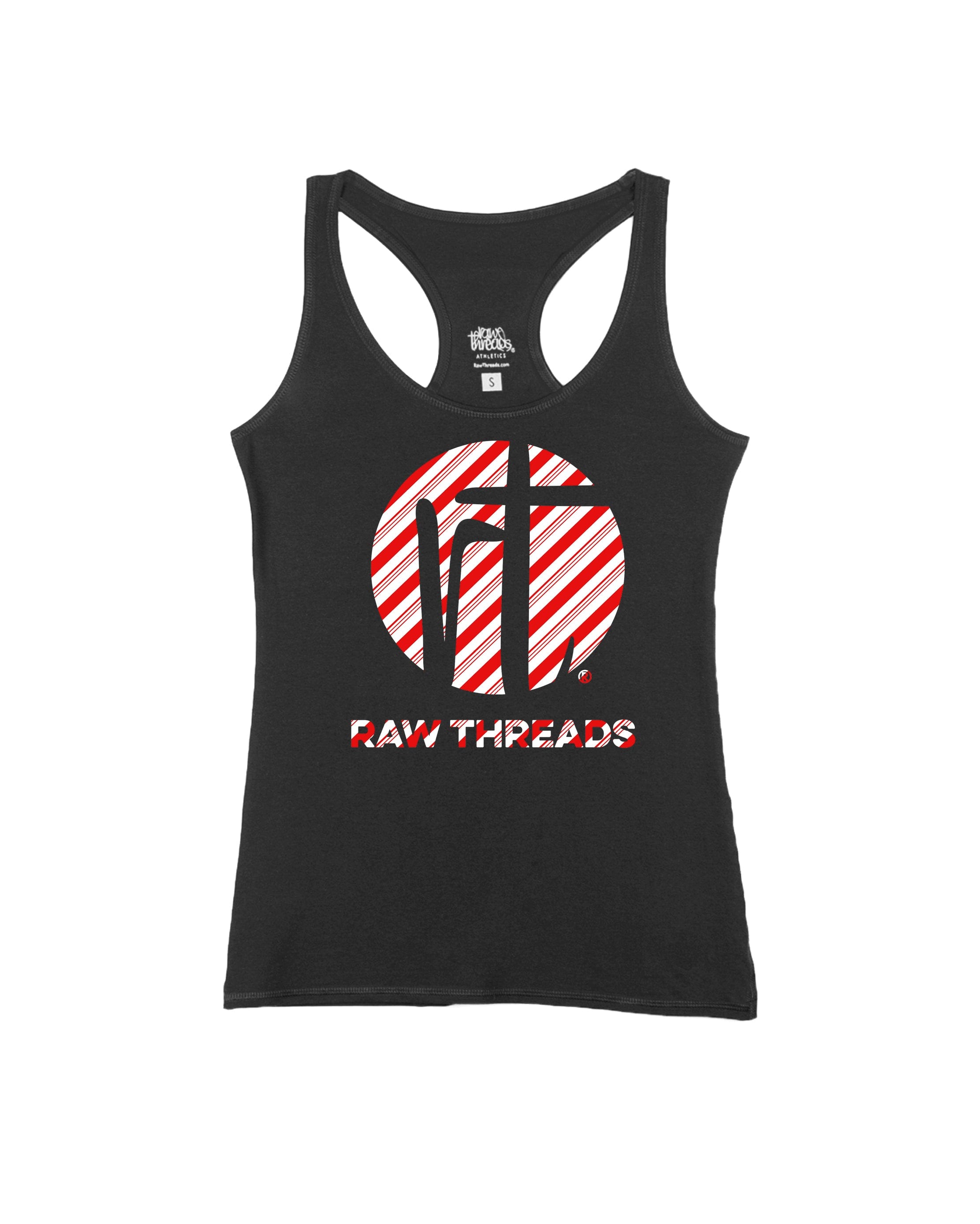 Candy Cane Raw Threads Logo