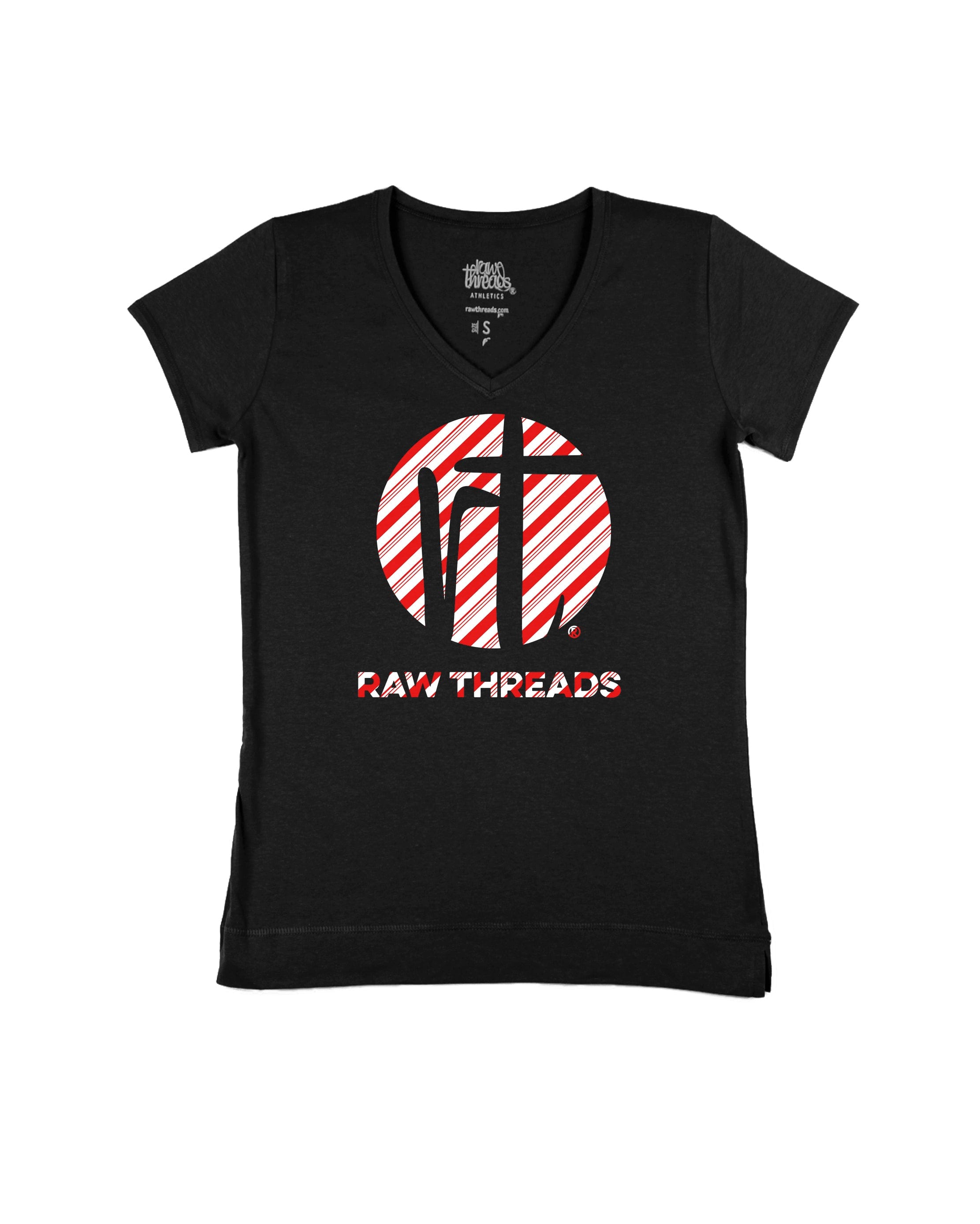 Candy Cane Raw Threads Logo