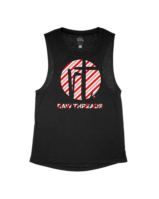 Candy Cane Raw Threads Logo