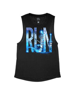 Black Flowy Tank / XS