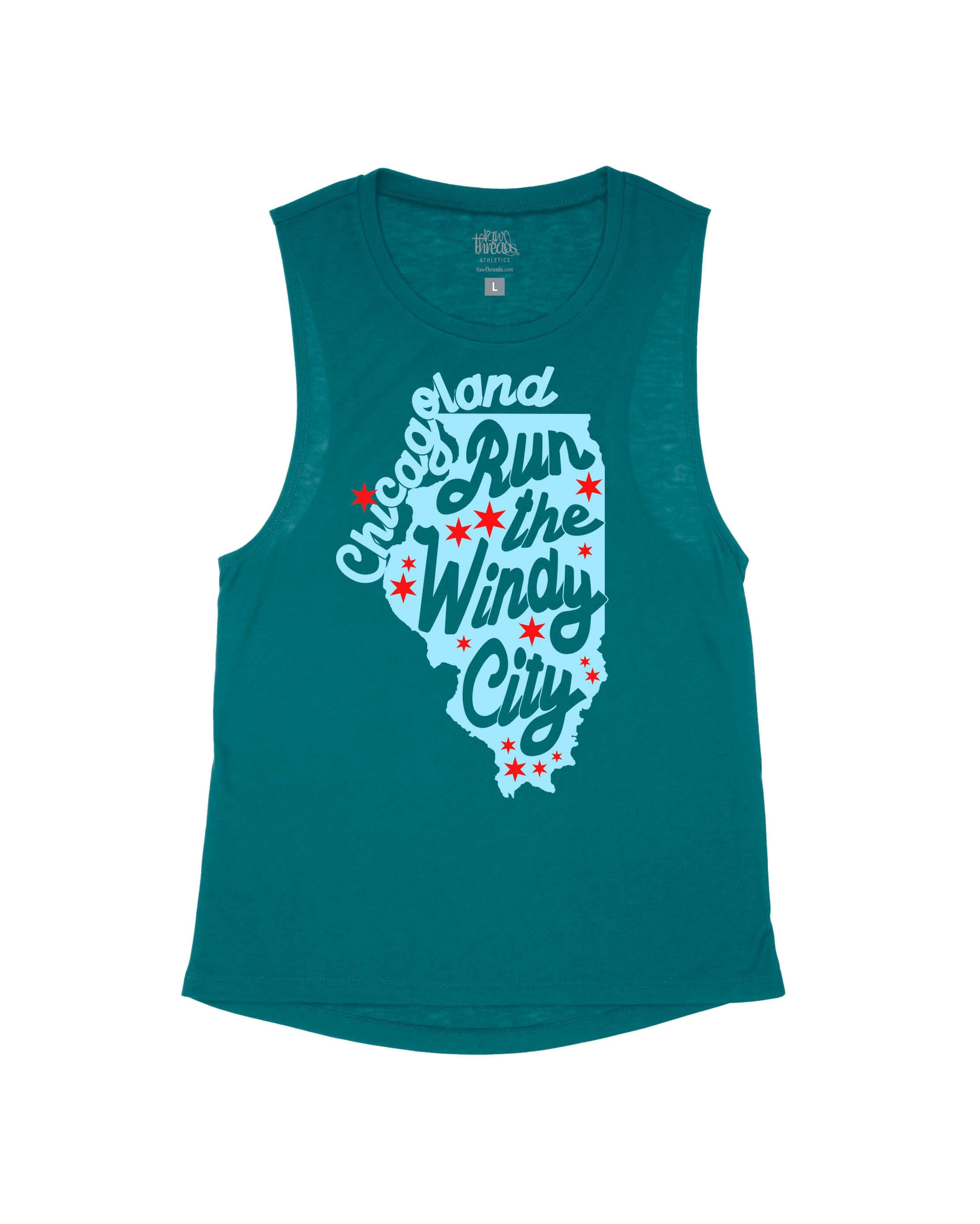 Chicagoland Run the Windy City Flowy Tank