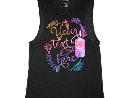 Custom Iridescent Candle