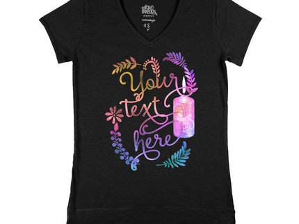 Custom Iridescent Candle