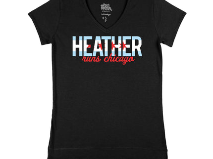 Custom Name Chicago Flag