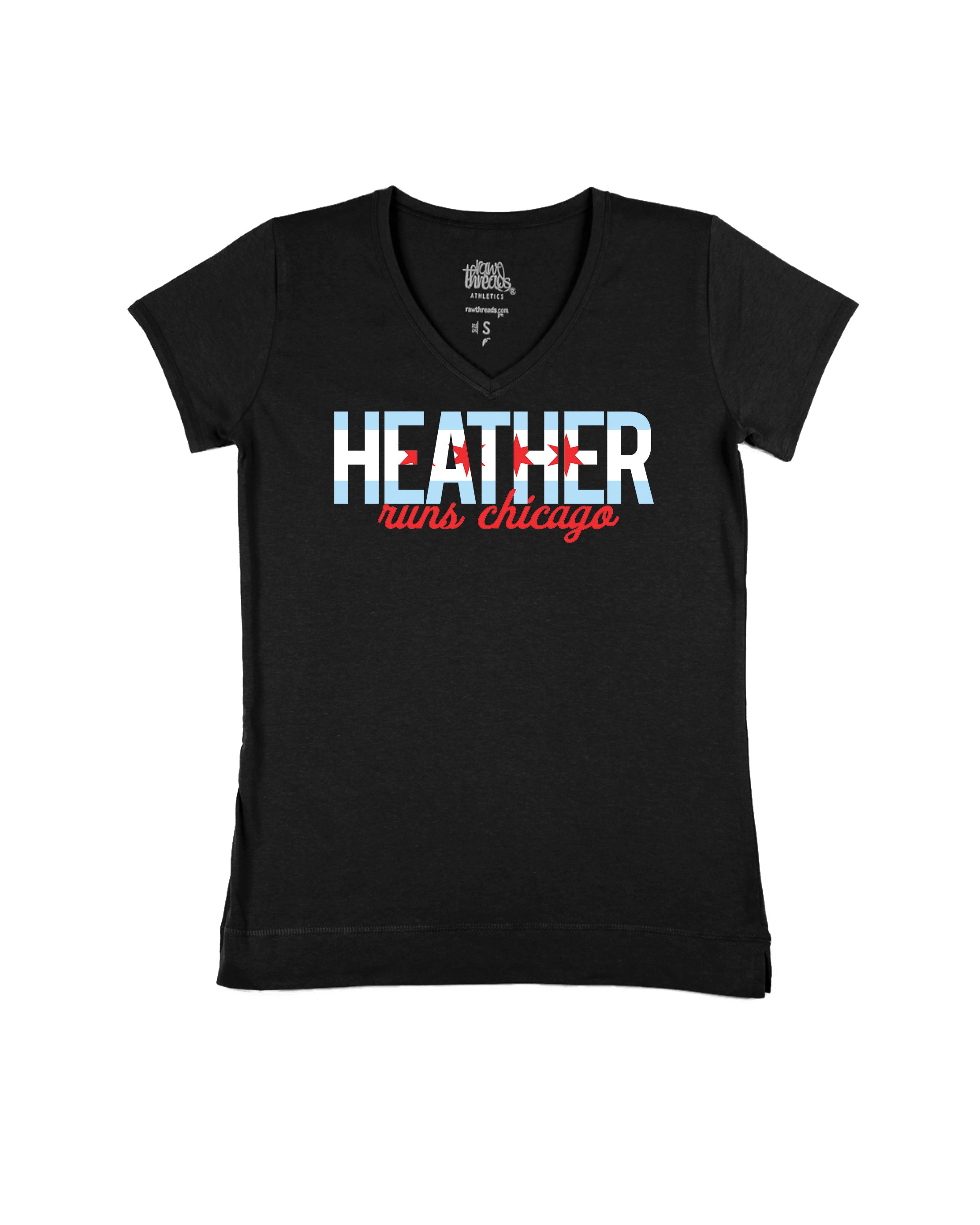 Custom Name Chicago Flag