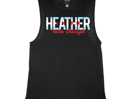 Custom Name Chicago Flag