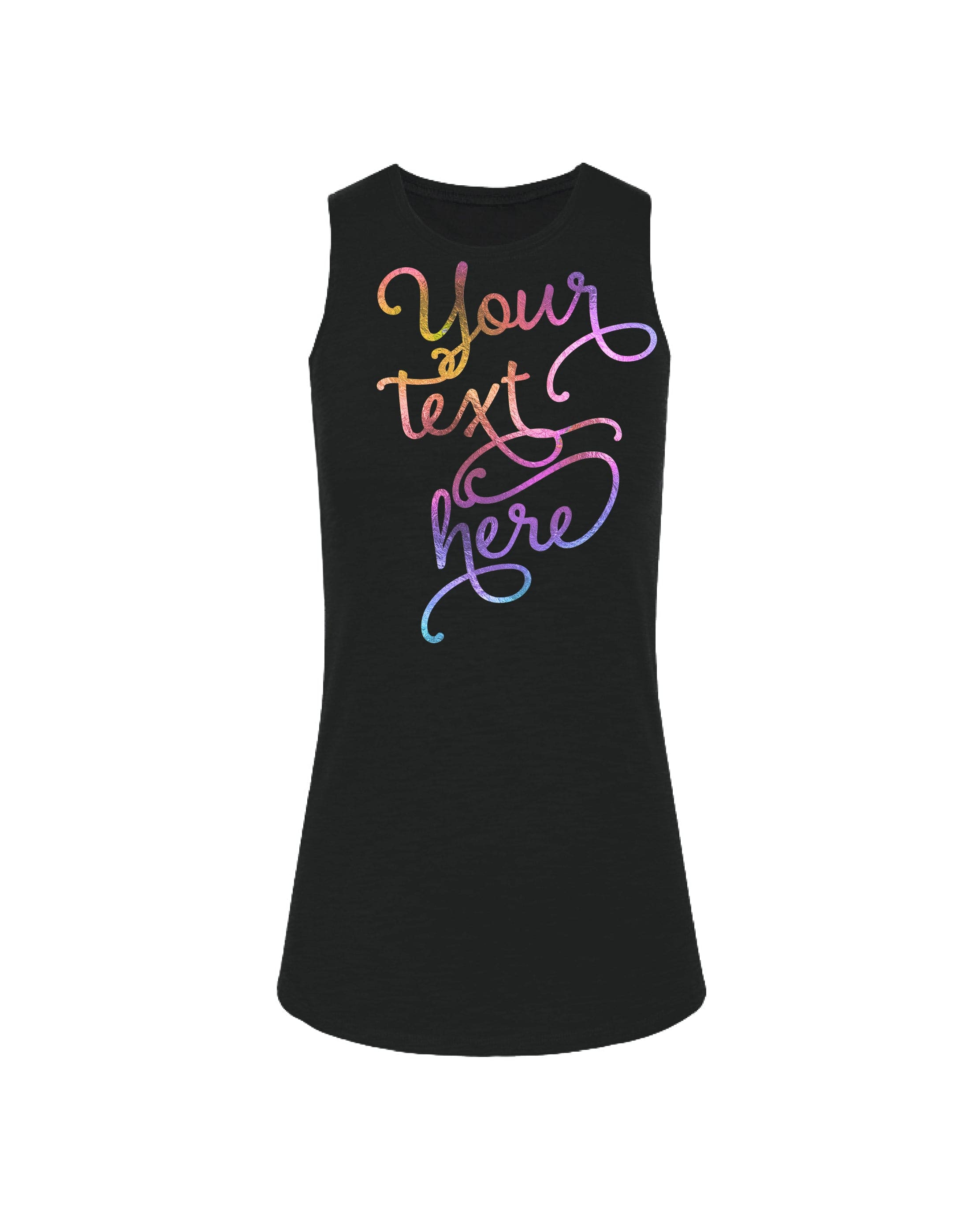 CUSTOMIZE YOUR OWN IRIDESCENT SCRIPT
