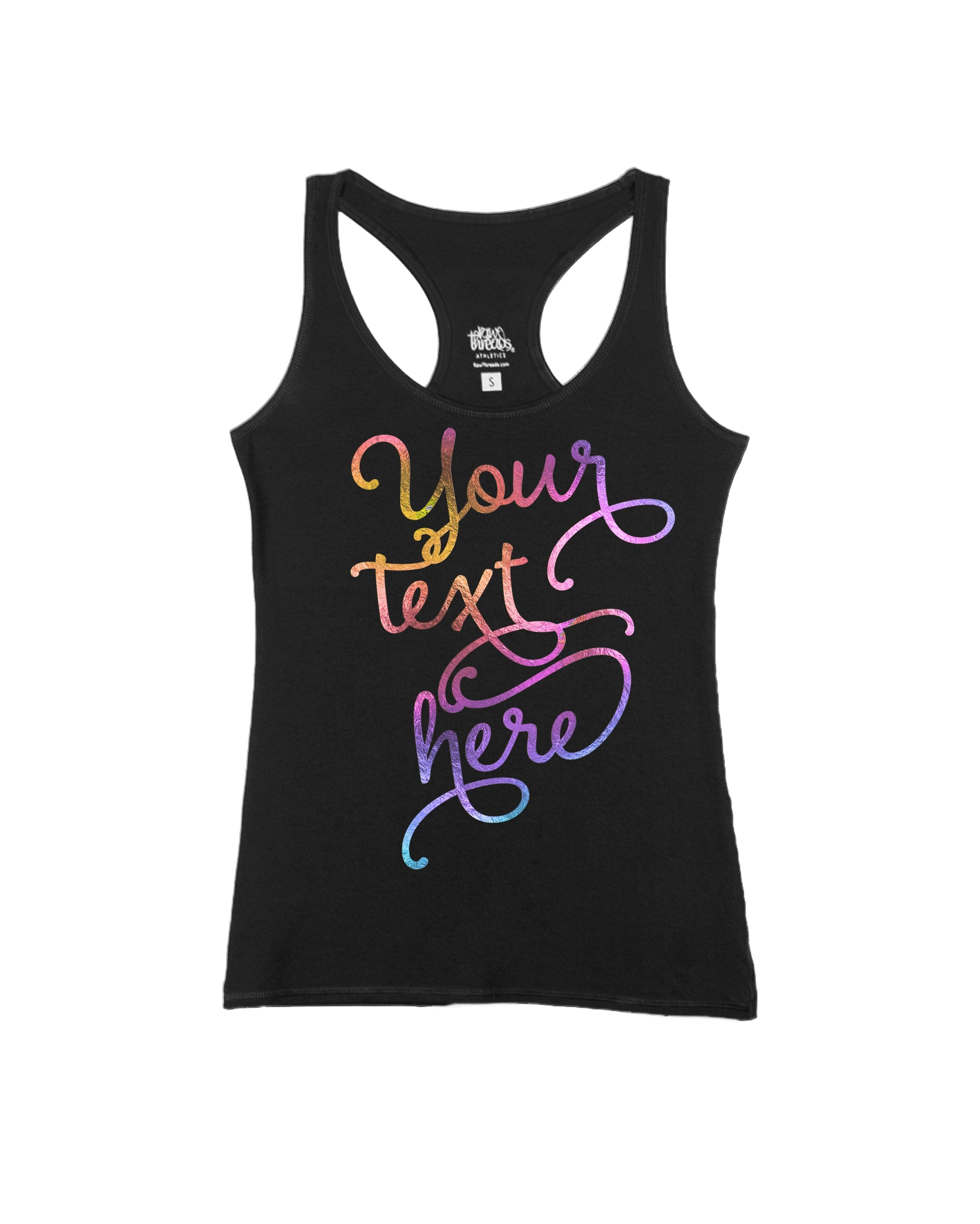 CUSTOMIZE YOUR OWN IRIDESCENT SCRIPT